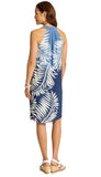 Carmela Coastal Fronds Sleeveless Dress