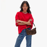 Petite Moyen Messenger-Suede