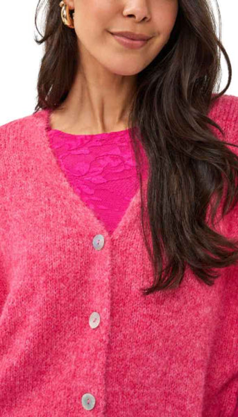 Sleeveless Knit Cardigan