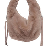 Small Faux Fur Crossbody Bag