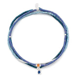 Tonal Chromacolor Miyuki Trio - Cobalt/Silver