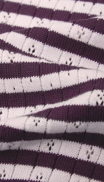 Beckett Striped Blouson Sleeve
