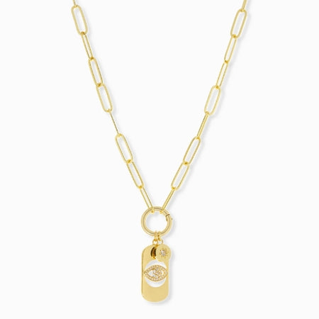 Mosaic Mojave Beam Bead Necklace