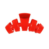 Medium Hair Clip-Rudolph Red