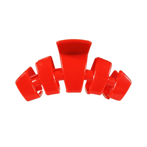 Medium Hair Clip-Rudolph Red