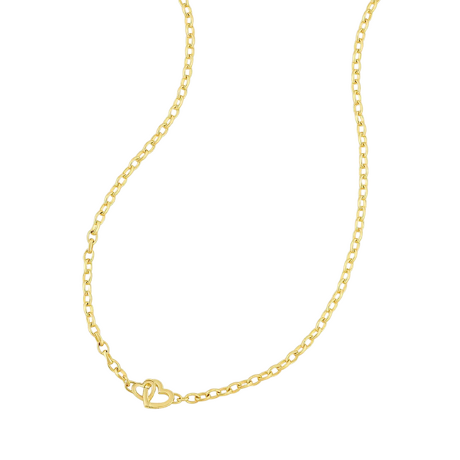 Parker Heart Mini Necklace - Gold