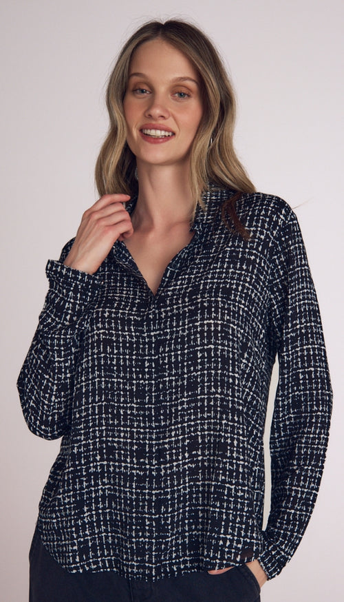 Clean Front Hipster Shirt