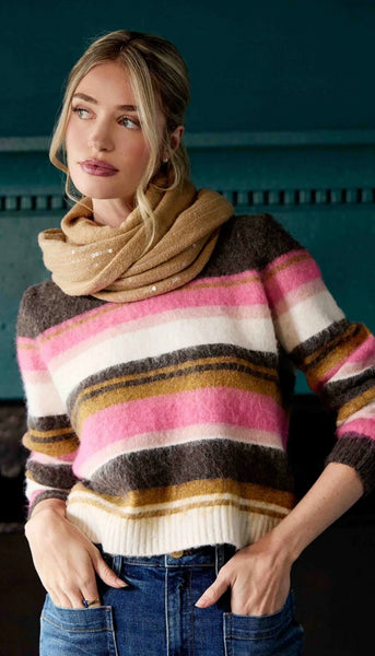 Elvira Striped Pullover