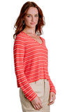 Tira V-Neck Raglan Stripe