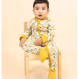 Happy Honey Bees Convertible Pajamas 3-6M