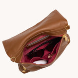 VIP Medium-Brush Gold ,Red Zip