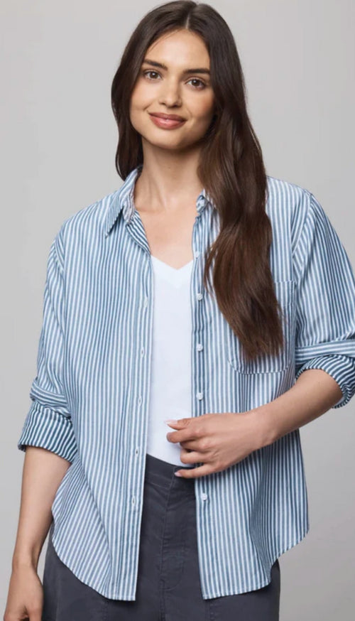 Kenna Stripe Button Down