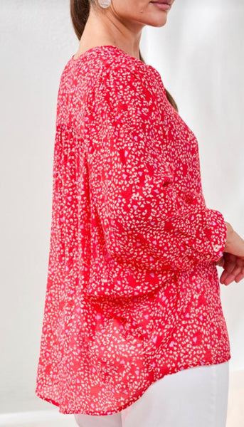 Dolman Sleeve Wide Blouse