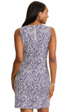 Darcy Porto Fronds Sleeveless Dress