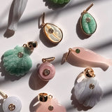 Fortuna Pink Jade Charm