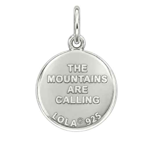 Small Pendant-Ski Season - Silver