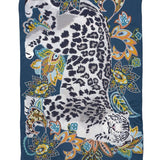 Snow Leopard Silk Wrap