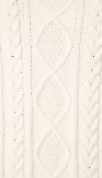 Long Sleeve Top Cable Crew Lounge