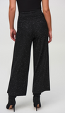 Sequined Sweater Knit Culotte Pants