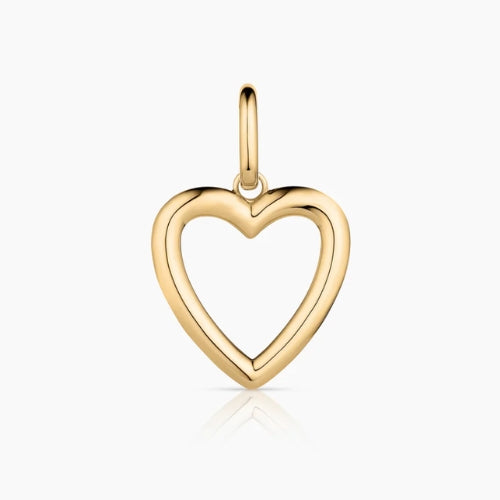 Open Heart Clip Charm