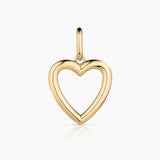Open Heart Clip Charm