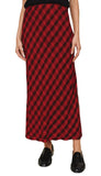 Side Slit Bias Maxi Skirt