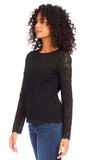 Scalloped Lace Top