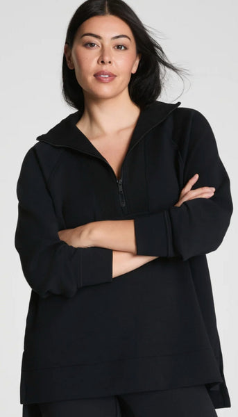 Brushed Half Zip Tunic