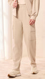 Pull On Ankle Pant With Cargo Pocket