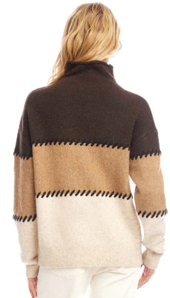 Contrast Stitch Sweater