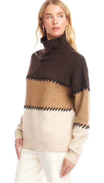 Contrast Stitch Sweater