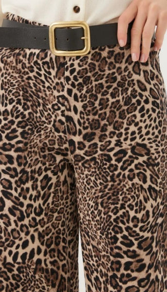 Cropped Wide Leg Pants