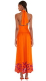 Fruit Richiluier Buttoned Maxi