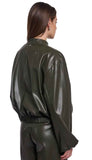 Blouson Jacket With Zip Closure
