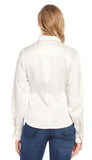 Satin Side Pleat Shirt