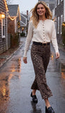 Cropped Wide Leg Pants
