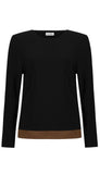 Color Block Straight Top