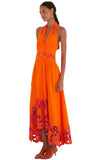 Fruit Richiluier Buttoned Maxi