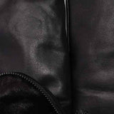 Zip Top Glove With Faux Fur Lining