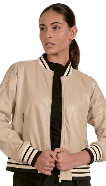 Bomber Jacket With Trim