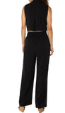 Sleeveless Wide Leg Jumpsuit