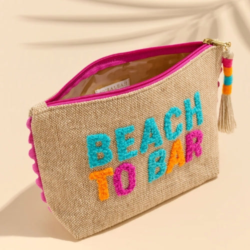 "Beach To Bar" Zip Pouch
