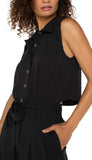 Sleeveless Wide Leg Jumpsuit