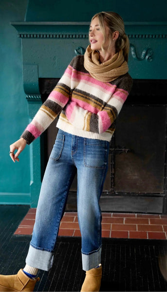 Elvira Striped Pullover