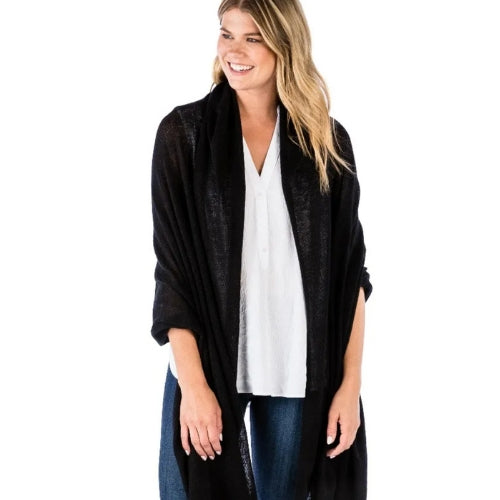 Breezy Travel Wrap - Ebony