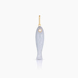 Fortuna Blue Lace Fish Charm