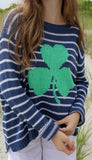 Shamrock Striped Sweater
