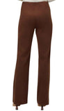Ellie Faux Suede Bootcut Pants