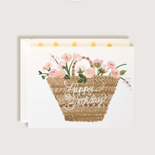 Happy Birthday Tote Basket