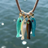 Fortuna Mother Of Pearl Fish Charm